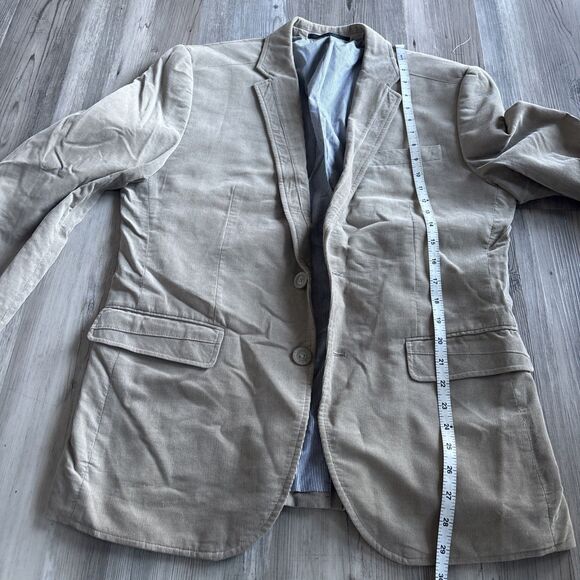 Jack Jones New Mars Old Money Beige Corduroy Blazer Size 180/100A (size 40) - Picture 10 of 11